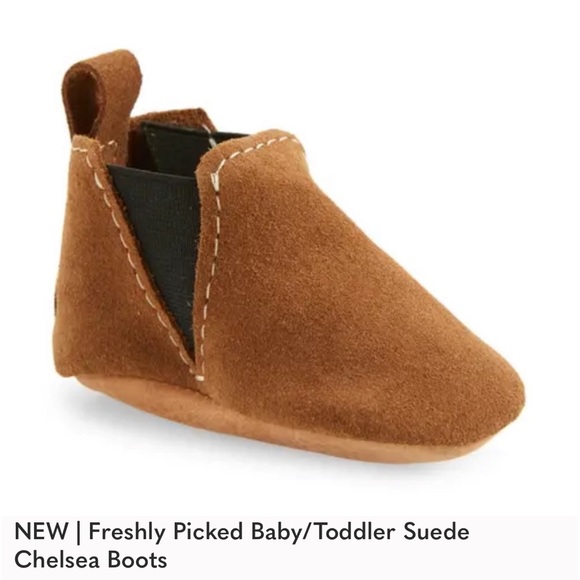 - NEW | Freshly Picked Baby/Toddler Suede
Chelsea Boots size 4 - Picture 3 of 11